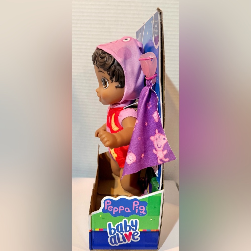 Baby Alive Goodnight Peppa Pig Doll African American Brand New - Picture 5 of 9